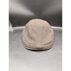 Mens WIGENS Classic Wool Tweed Pub Cap Quilted Lining Newsboy 100729 Sz 63